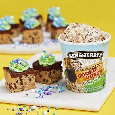 Vegan Chocolate Chip Cookie Dough Bars