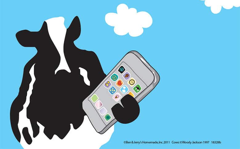 Woody-5.jpg (Woody Cow Holding iPhone)