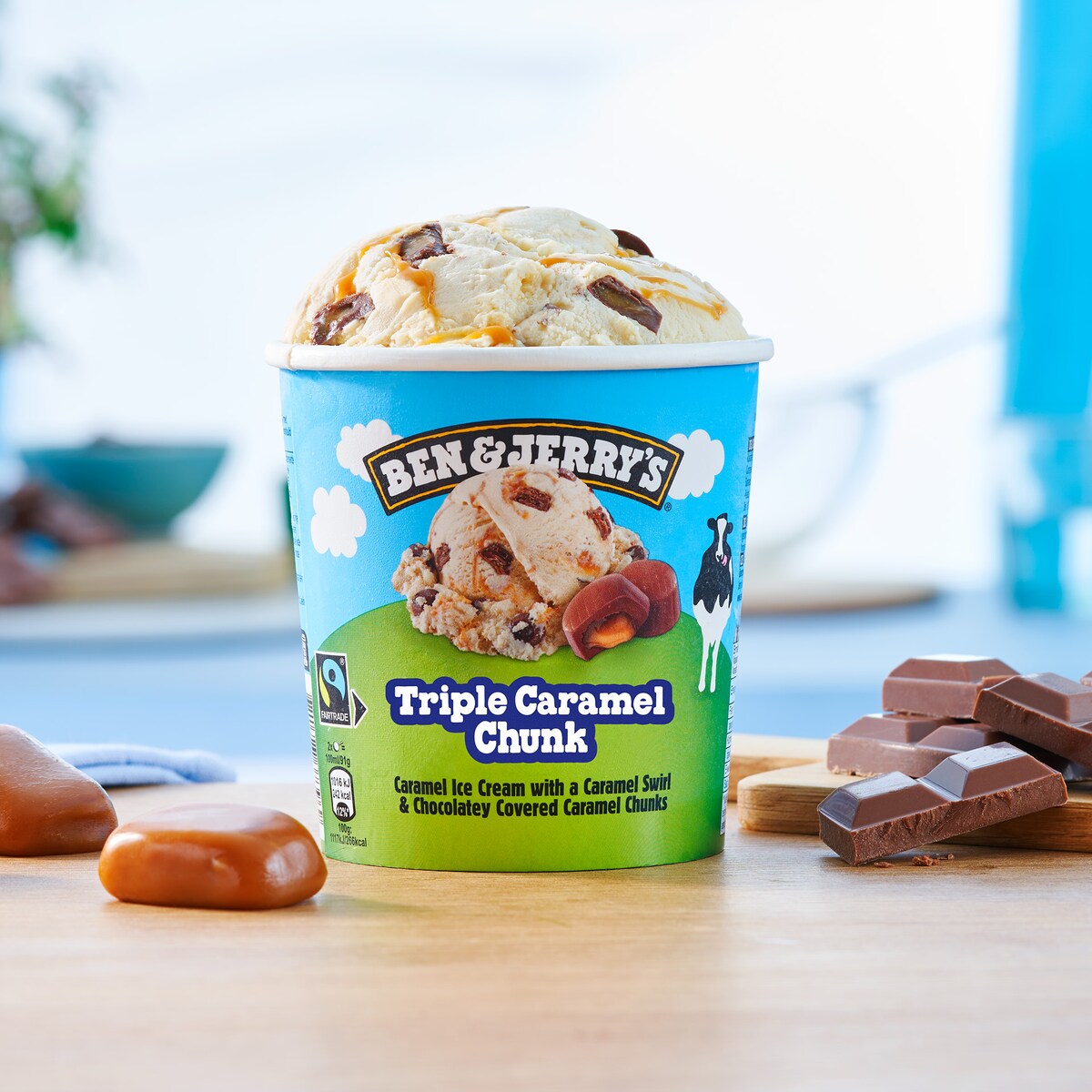 Triple Caramel Chunk Ice Cream - Pint 2 / 3