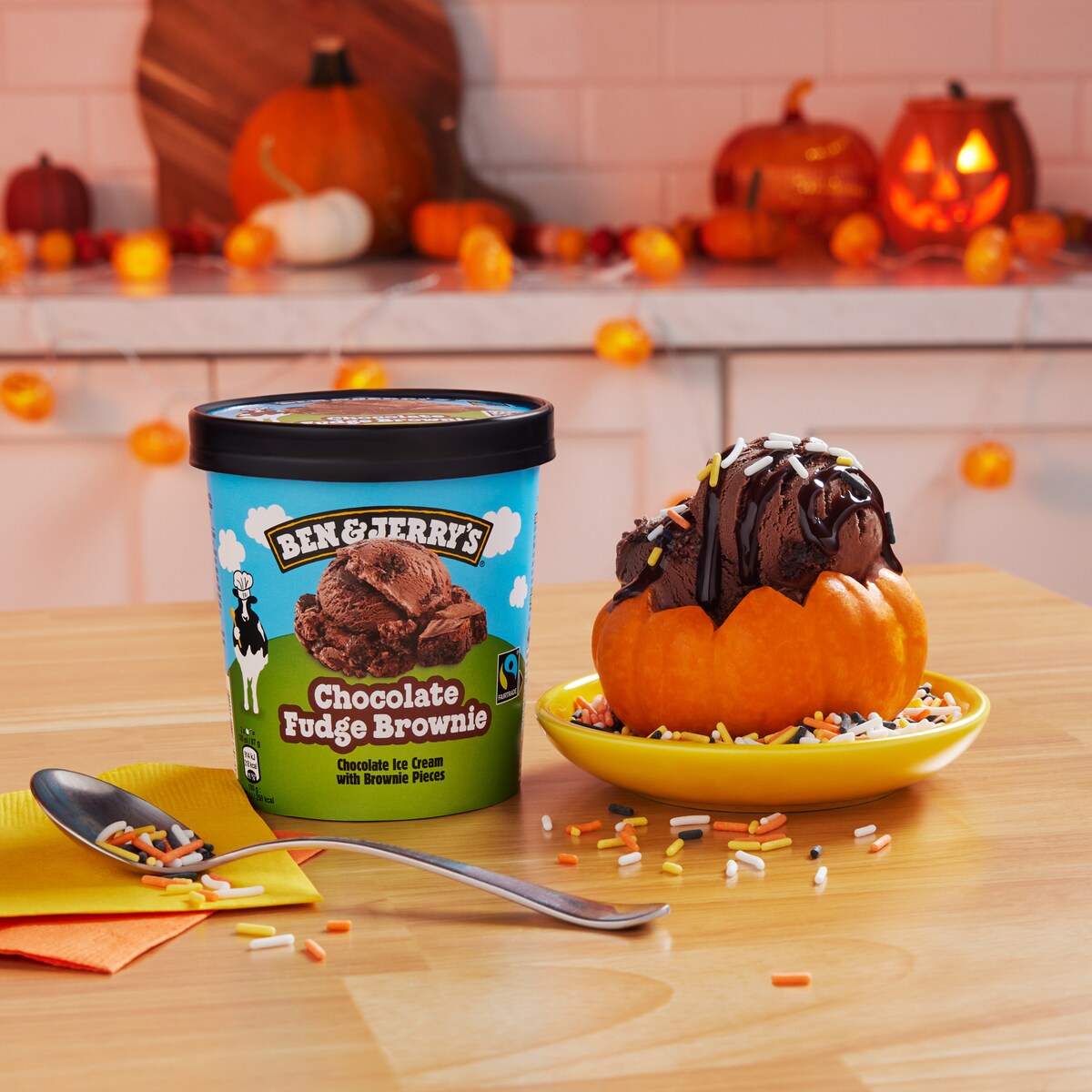 Chocolate Fudge Brownie Sundae